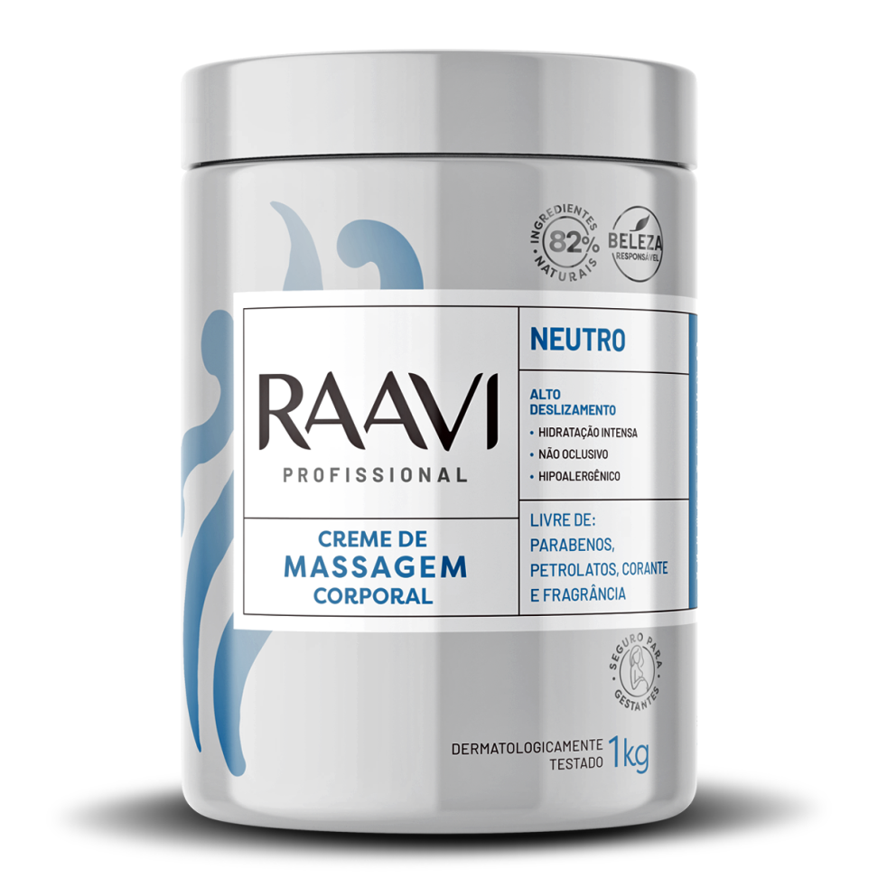 Creme de Massagem Neutro 1 kg RAAVI