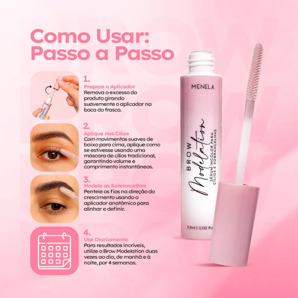 Sérum Fortalecedor para Sobrancelhas e Cílios - Brow Modelation Menela - #4