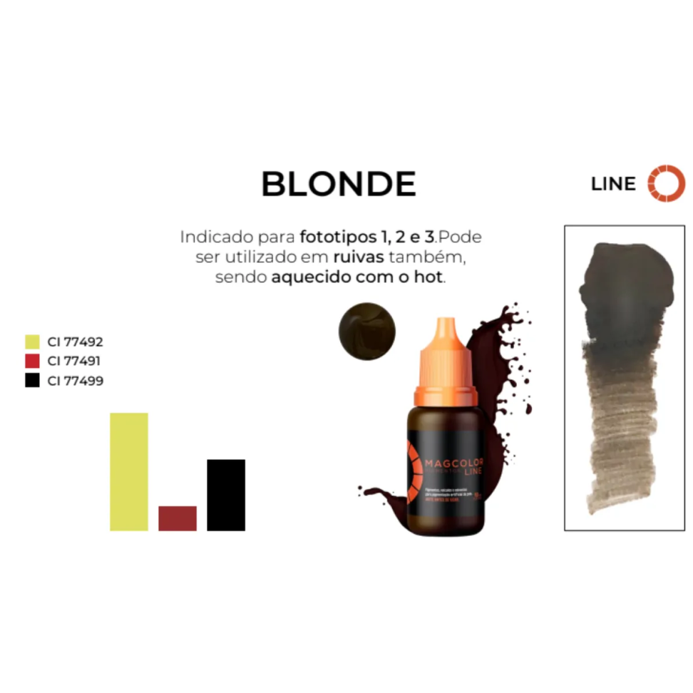 Pigmento Mag Gold Line Brow Blonde 5 ml