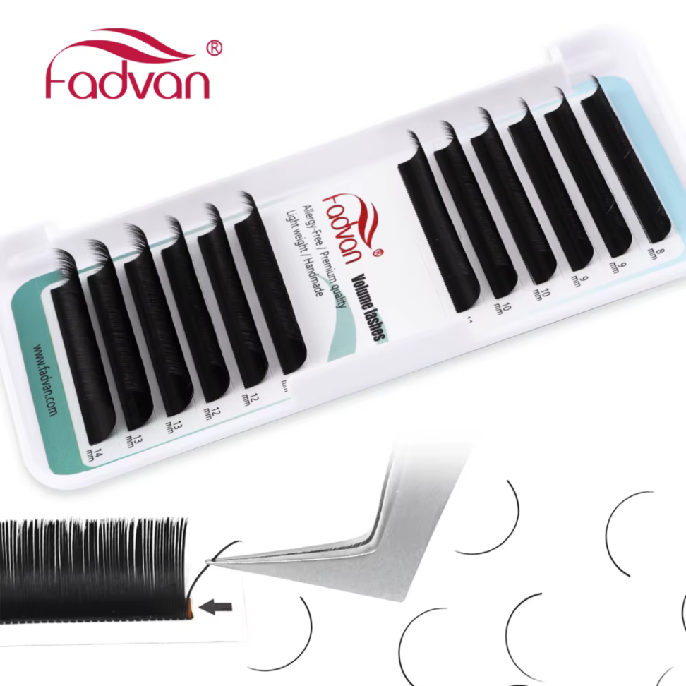 Cílios Fadvan Flat 0.20 D Mix 8-14 - #2