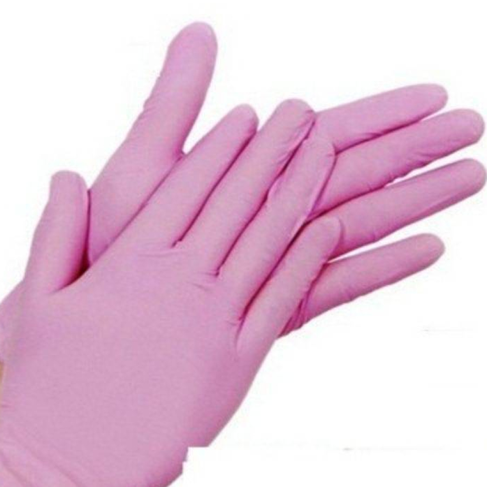 Luva Medix Nitrilo Rosa P - #2