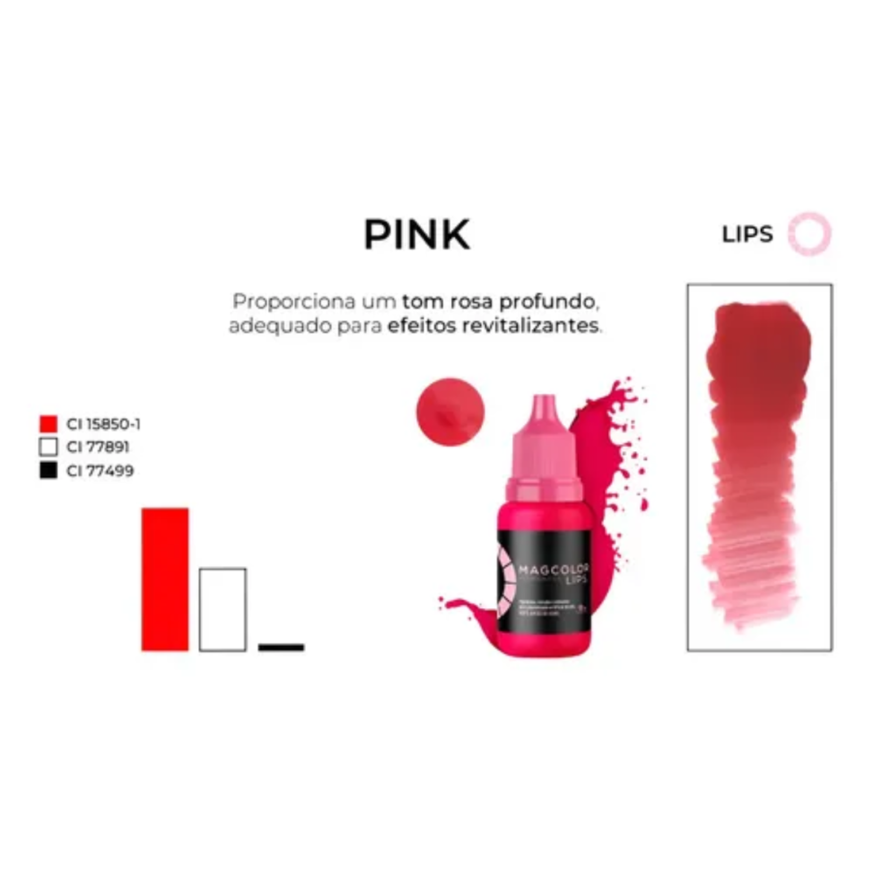 Pigmento Mag Gold Lips Pink 5 ml