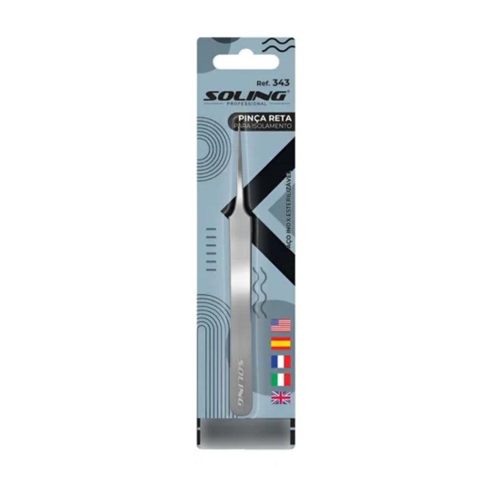 Pinça Soling Reta para Isolamento Ref. 343