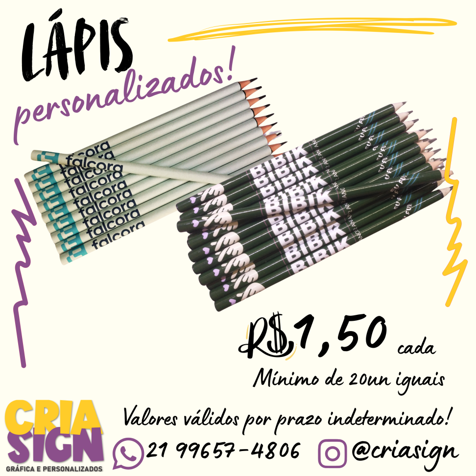 Lápis Personalizado