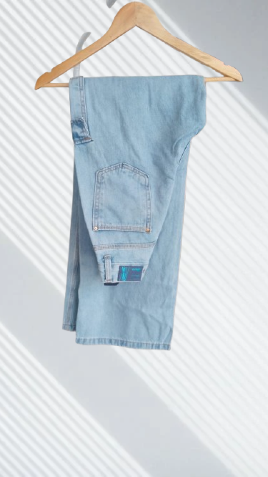 Calça Cargo Wide Leg 36