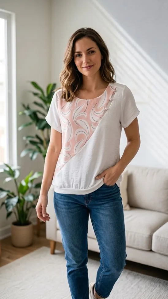 Blusa Detalhe M, G - #3