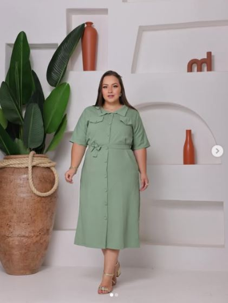 Vestido em linho G1 - #1