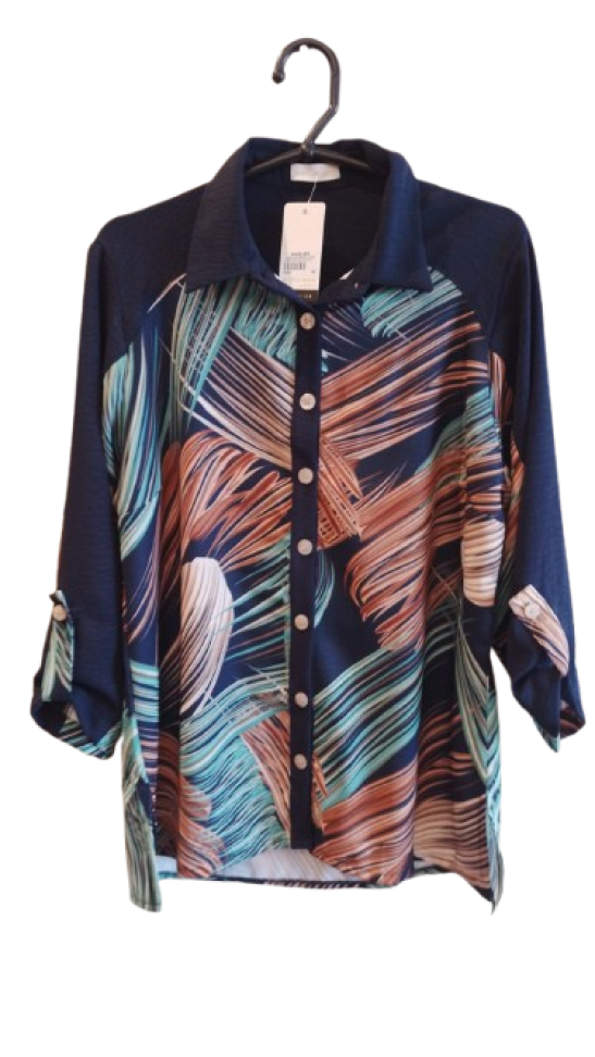 Camisa Plus Estampada 48