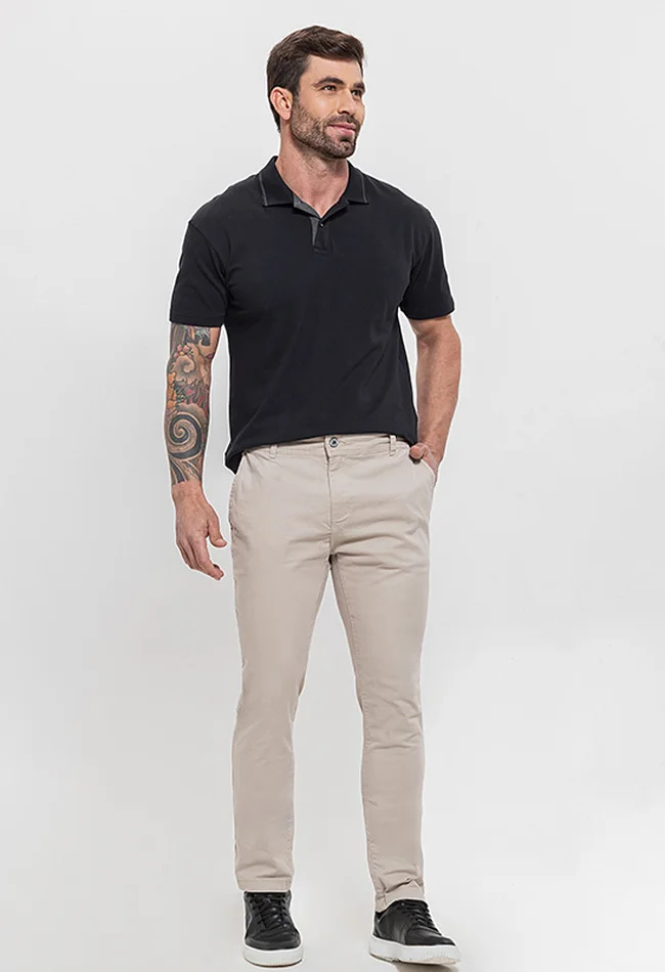 Calça SFino Chumbo, Verde Militar 38, 40, 42, 44 46 Blj501364