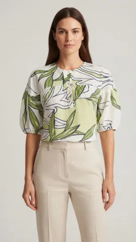 Blusa com Botões M, GG WAN8507