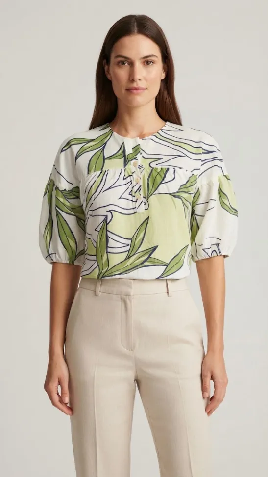 Blusa com Botões M, GG WAN8507 - #1