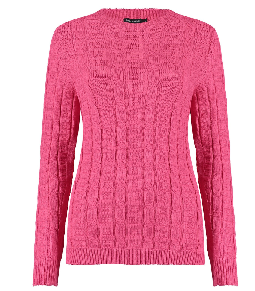 Blusão Modal Verde Lago, Pink G RefA5377 - #3