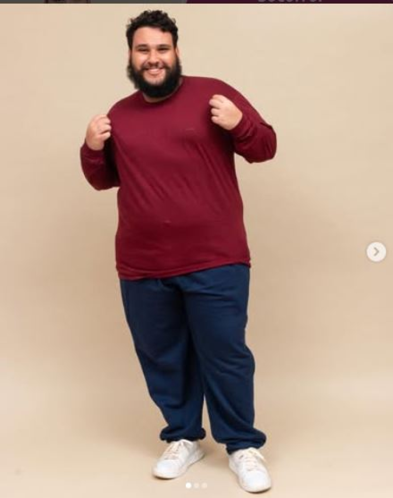 Camiseta Plus Algodão X3