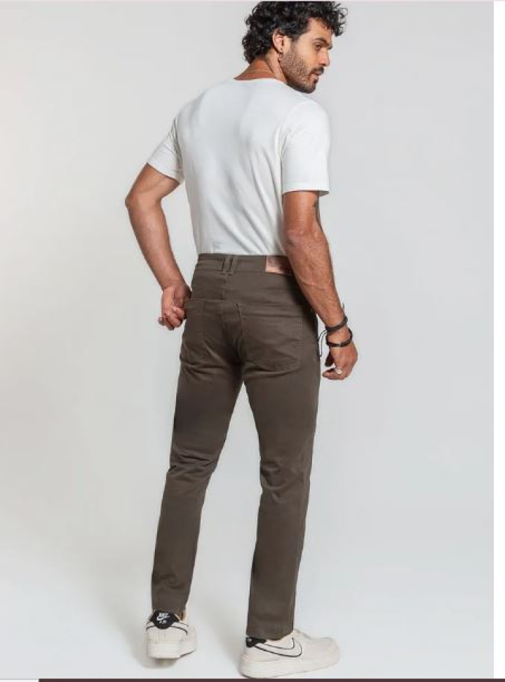 Calça Skinny Verde Militar 42, 44, 46 - #2