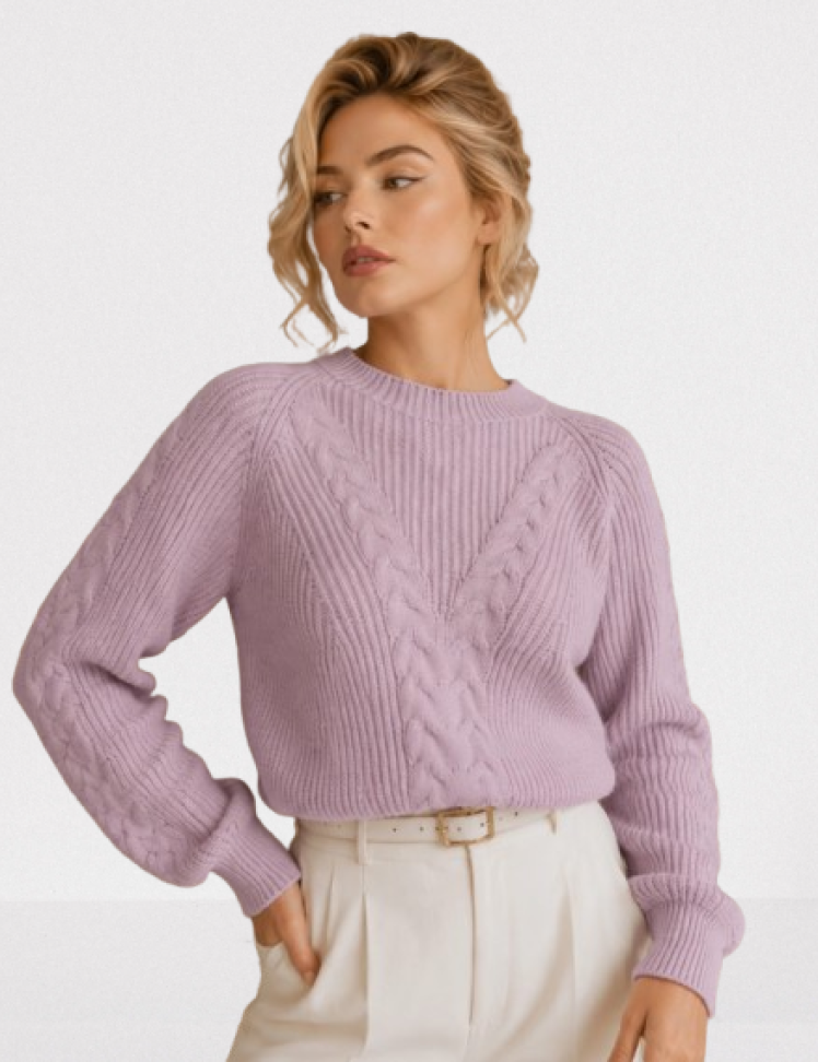 Blusão Lavanda Tricot G RefA5038