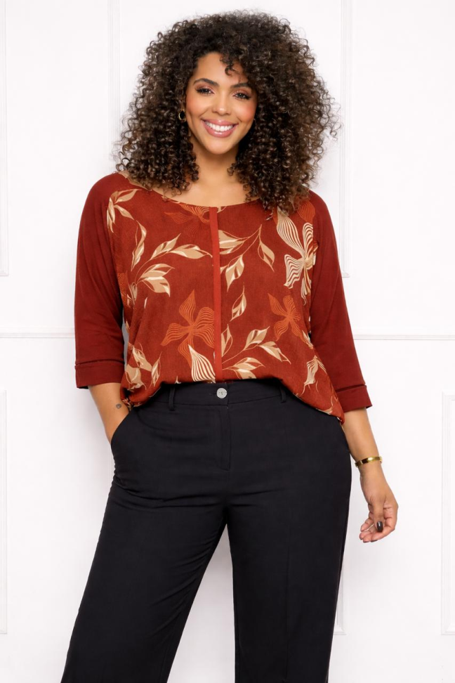 Blusa Terracota 48 RefANA241X
