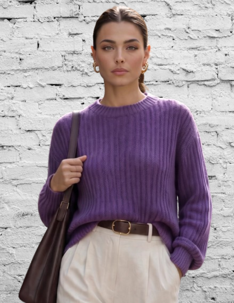 Blusão Violeta Tricot G RefA4906