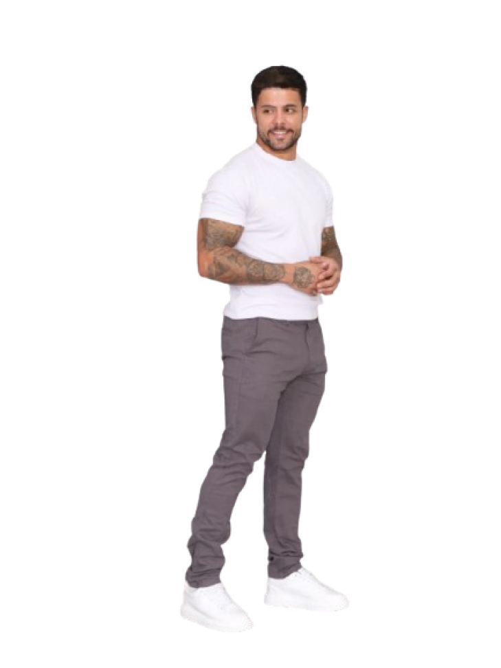Calça SFino Chumbo 46 Crd14118