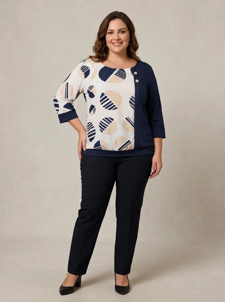 Blusa Estampada 48 ANAL3241X5 - #1