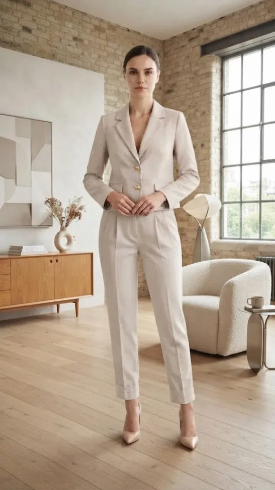 Conjunto Bege P, M - #1