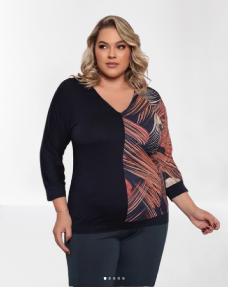 Blusa Manga 3/4 G RefANA3693