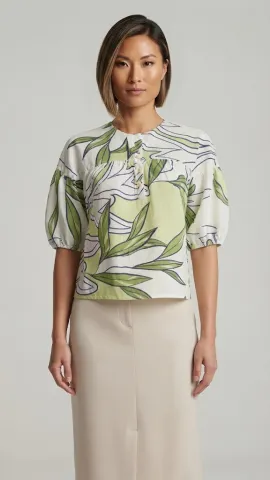 Blusa com Botões M, GG WAN8507