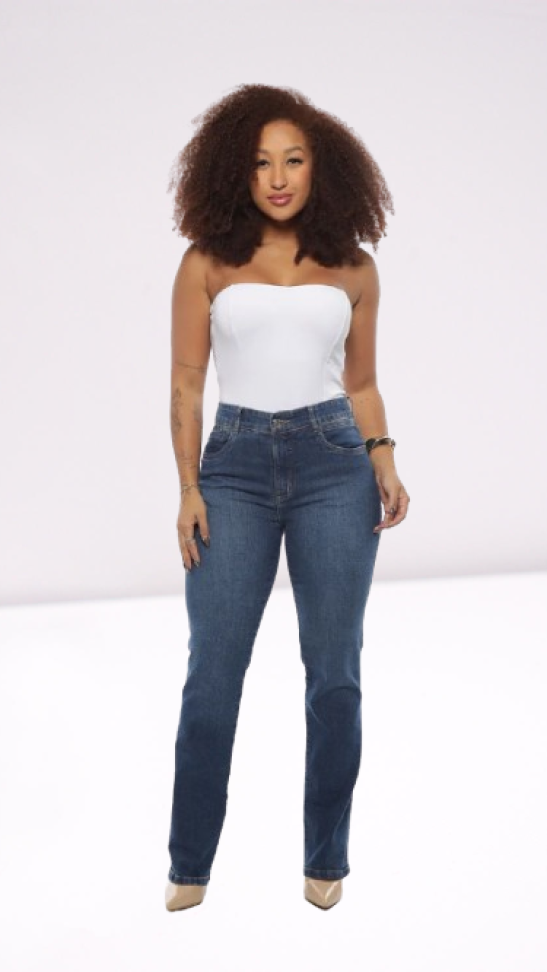 Calça Jeans Reta 44 RefFAC07108001