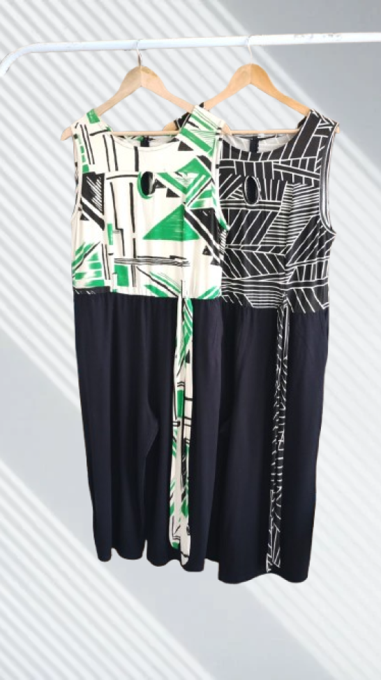 Macacão pantacourt plus viscolycra G1 - #1