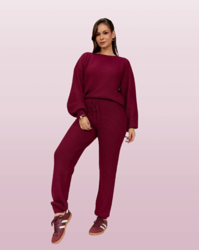 Conj Calça e Blusa Verde Musgo M Refnam