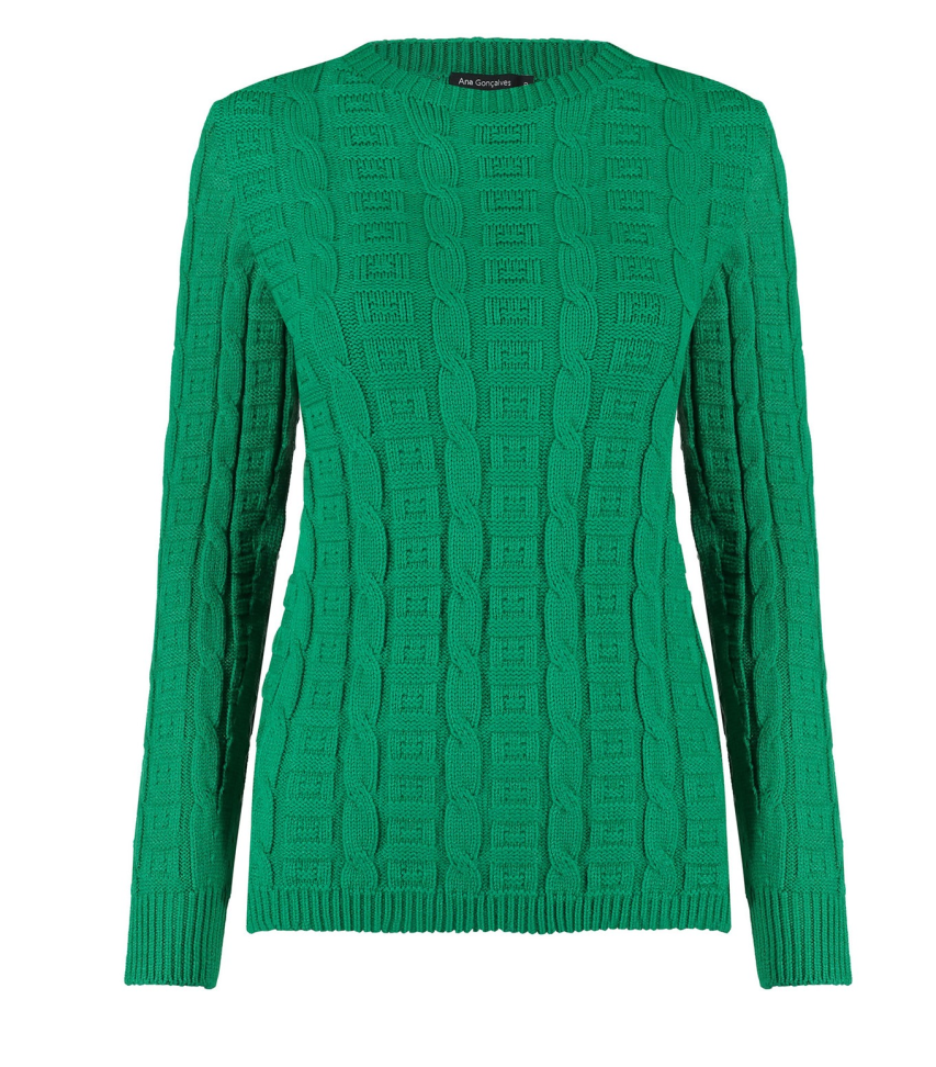 Blusão Modal Verde Lago, Pink G RefA5377