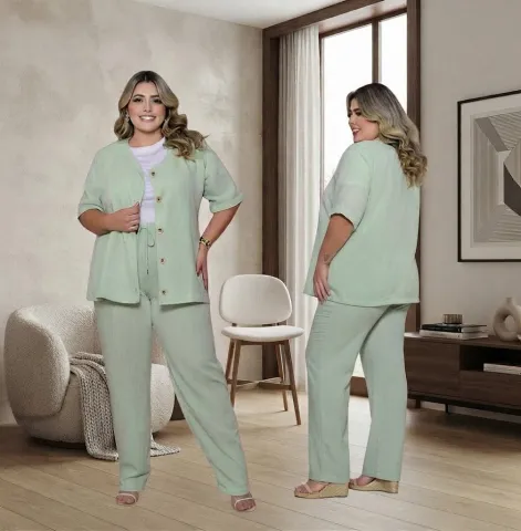 Conj Calça e Camisa 44, 46 MEL10657