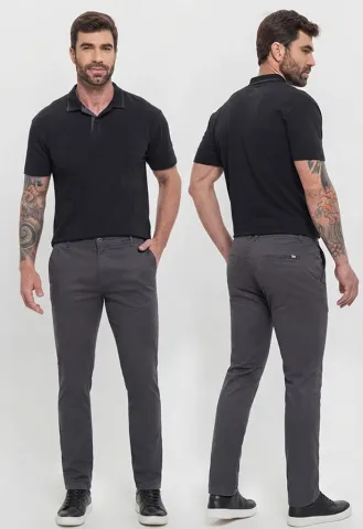 Calça SFino Chumbo 40, 42, 46 Blj501364