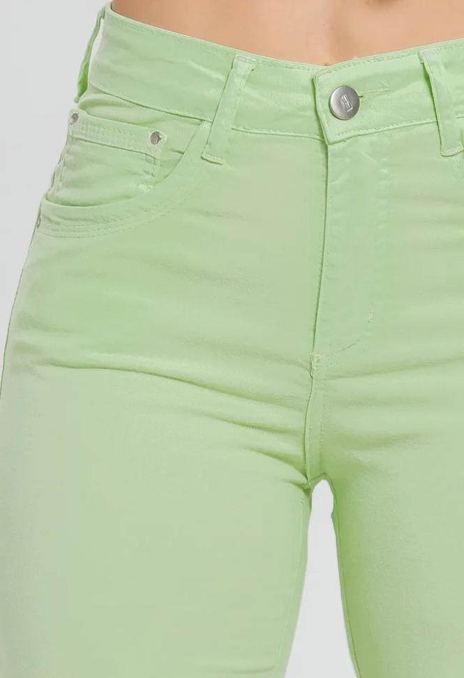 Bermuda jeans cliclista menta - #2