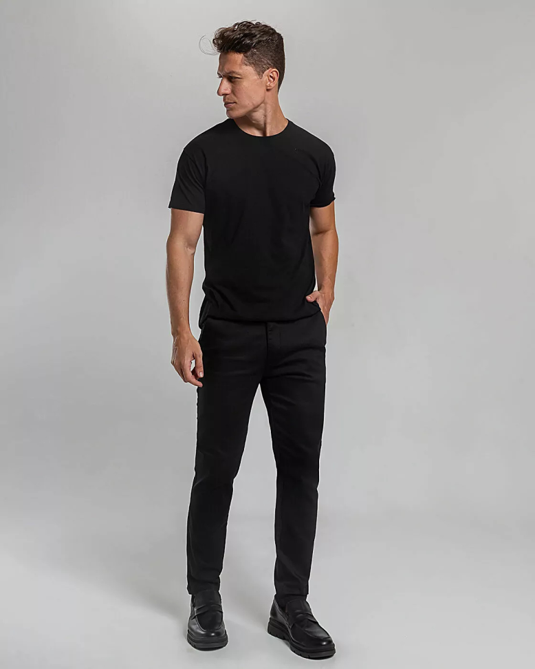 Calça SFino Preta 40 Blj502151