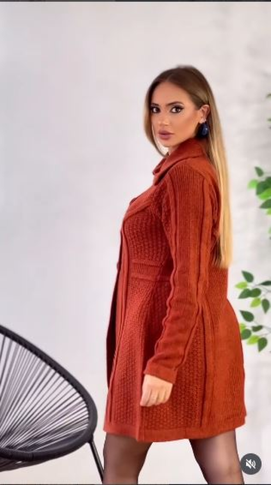 Casaco Mousse Chumbo M Refnam119