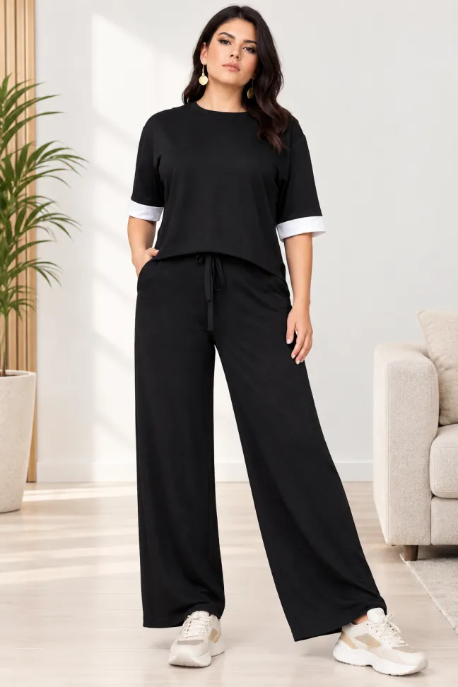 Conjunto Preto P, M - #1