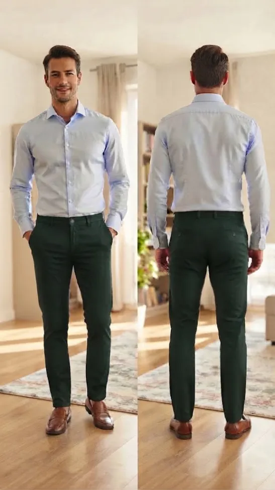 Calça Verde 44 BVJ130209104 - #1