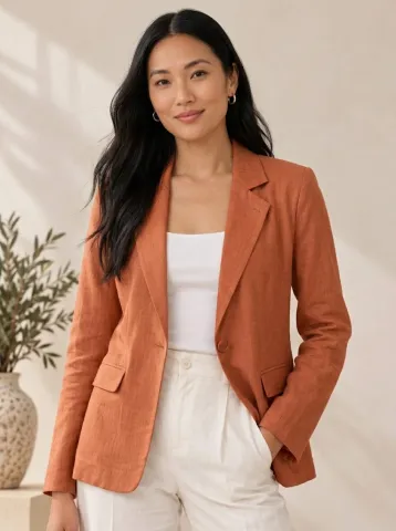 Blazer Terracota Viscolinho GG