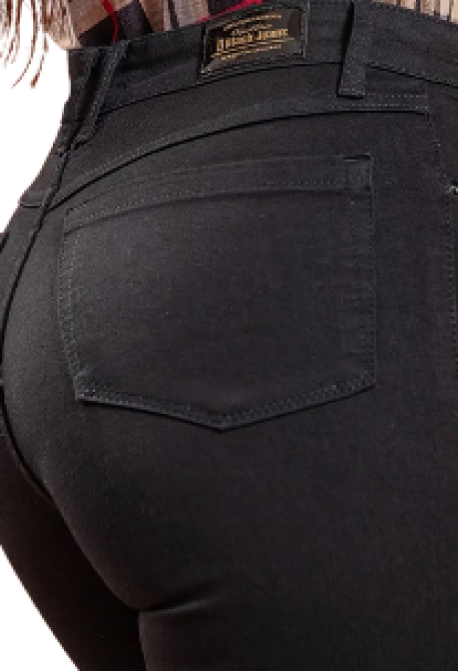 Calça Reta Preta 46 Blj22198