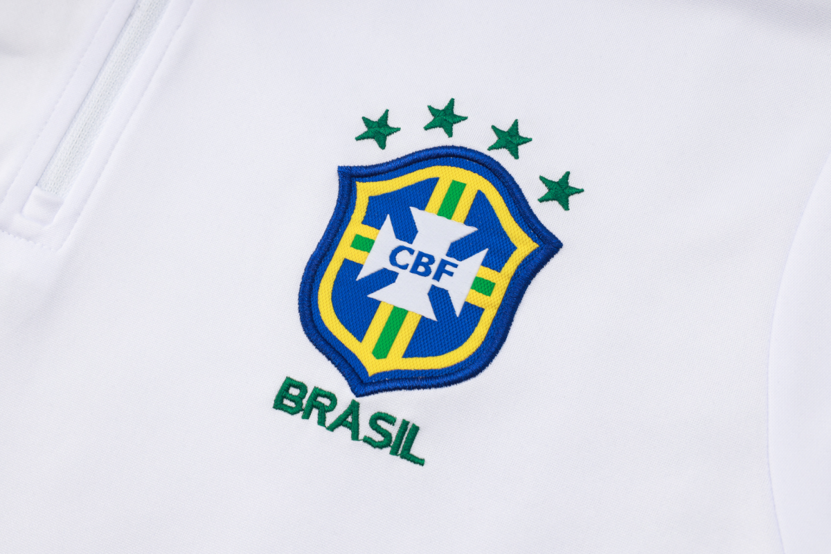 Brasil Conjunto Treino Branco 25/26 - #7