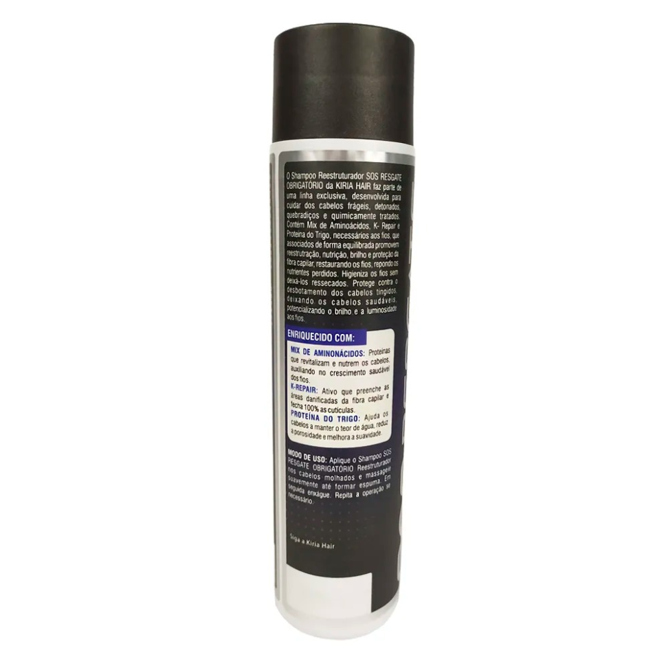 Shampoo Reestruturador SOS Resgate Obrigatório 300ml - #3