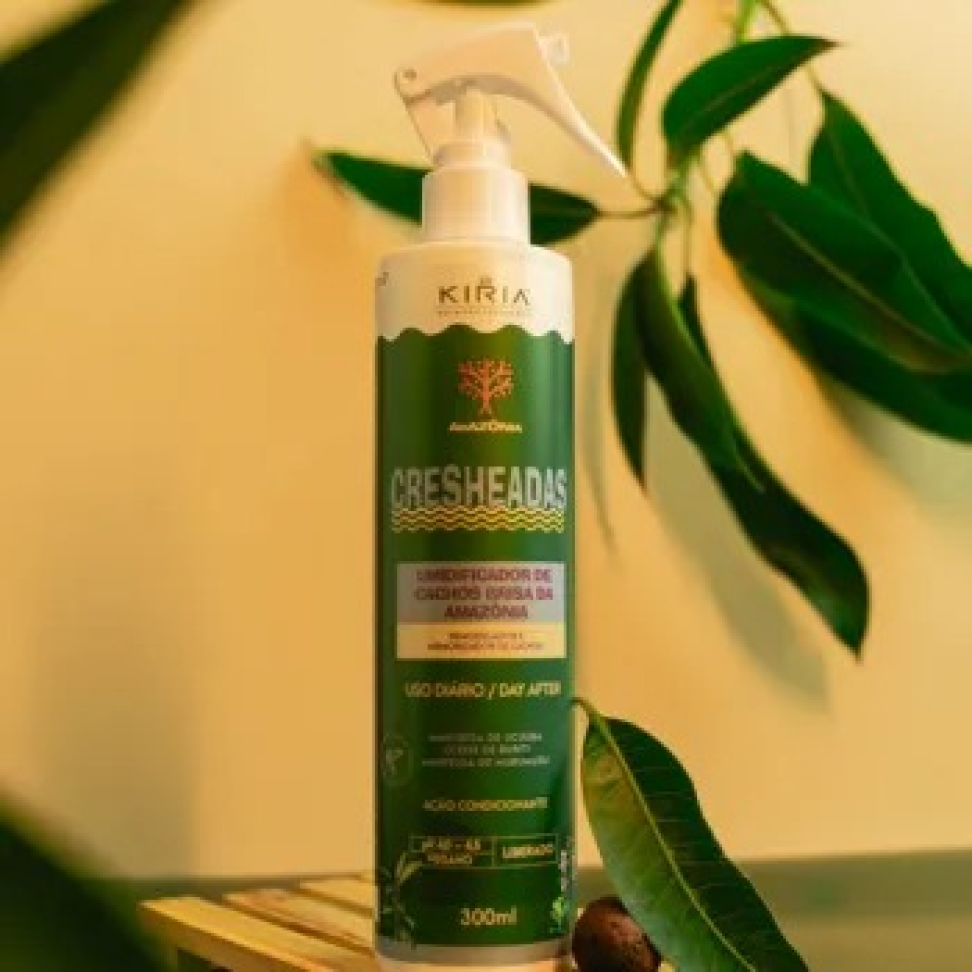 Umidificador de Cachos Cresheadas Amazônia 300ml - Definição Instantânea e Hidratação Profunda