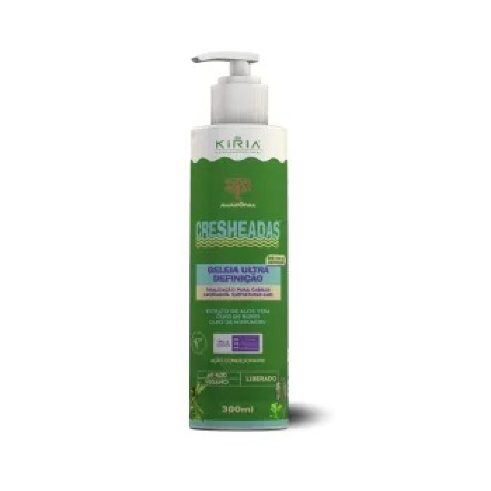 Geleia Cachos Cresheadas Amazônia 300ml - Definição Natural e Hidratação Duradoura