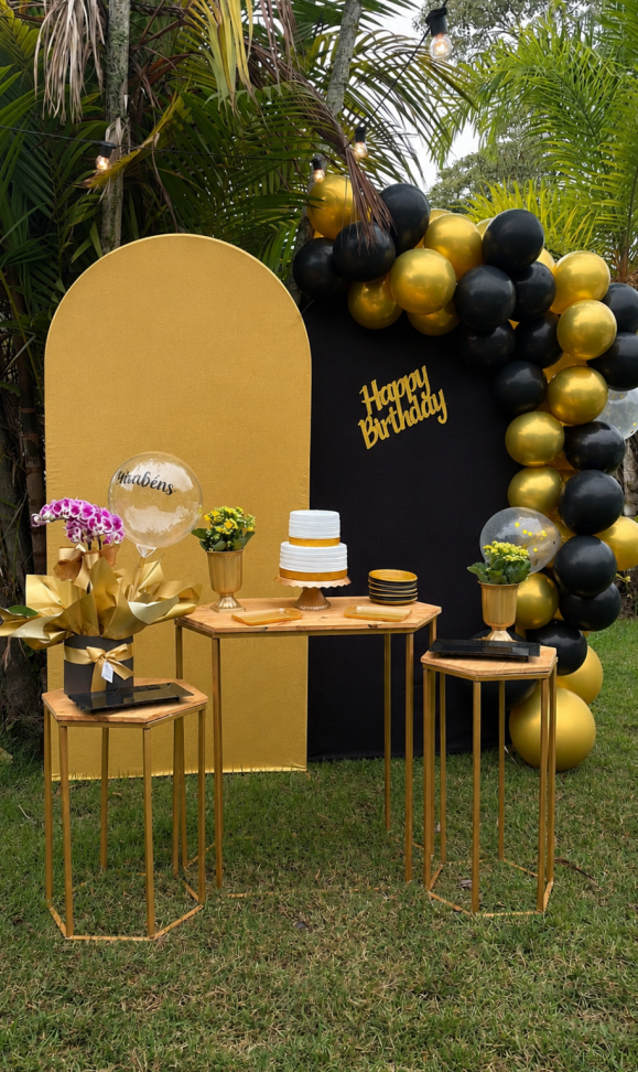 Kit Bronze Plus Preto e Dourado