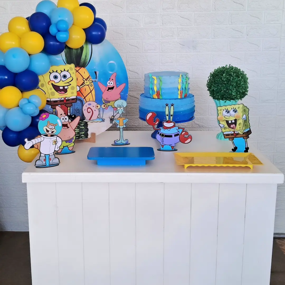Kit de Mesa Bob Esponja COM balões