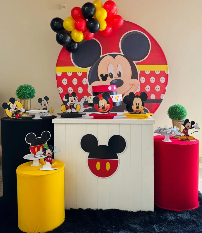 Kit Prata Mickey Mouse
