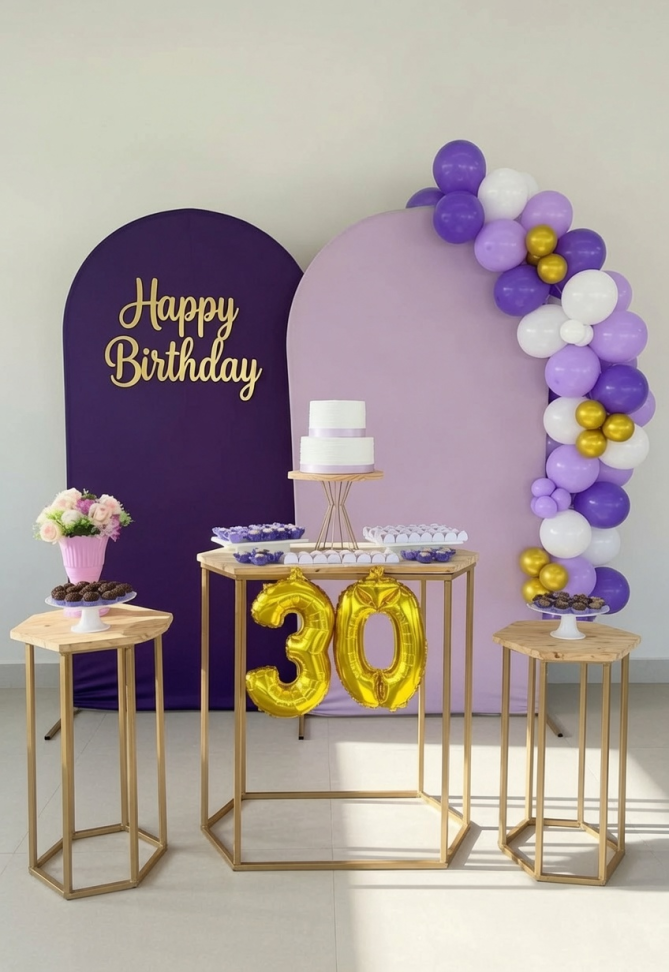 Kit Ouro Roxo e Lilás