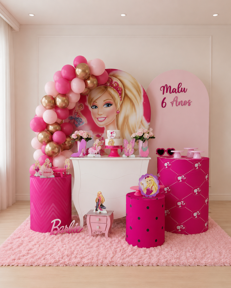 Kit Ouro Barbie Bailarina