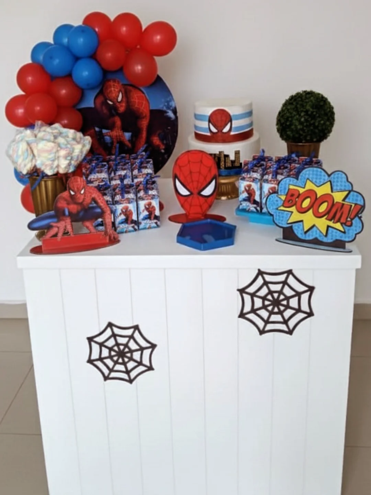 Kit de Mesa O Poderoso Chefinho ou Homem Aranha (COM mini arco de balões) - #2