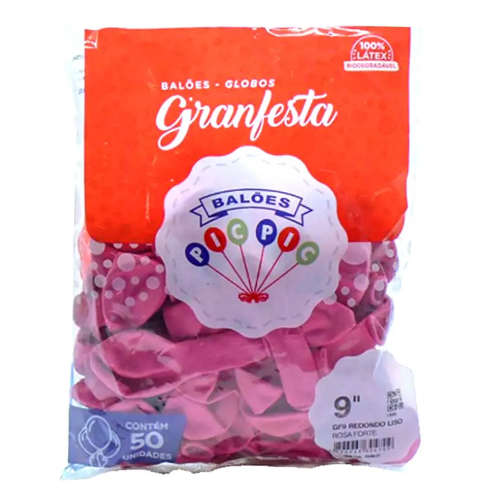 Balão Redondo Tamanho 9 Cores c/50 - Pic Pic - escolha a cor - #5